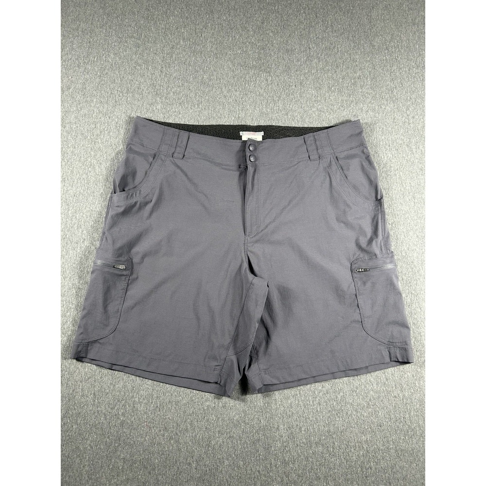 L.L.Bean Women's Size 18Grey Hiking Cargo ShortsLightweight Quick Dry